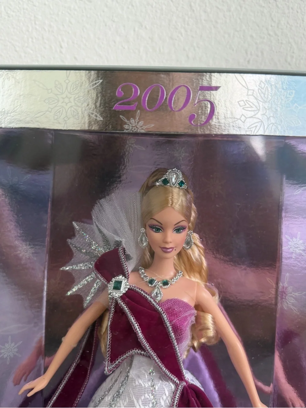 Barbie 2005 Holiday Collector Doll - Purple, White & Silver